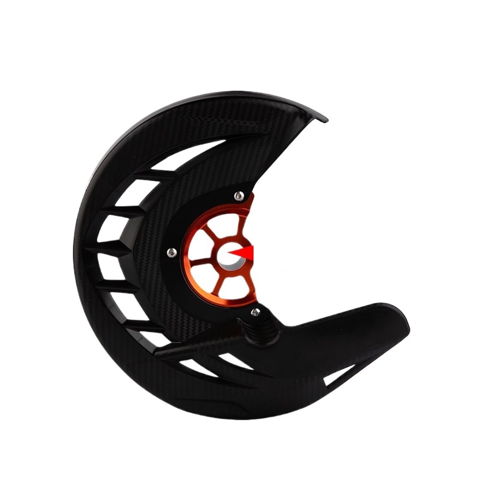 Protezione disco freno posteriore Adatto Per KTM Per Husqvarna 125-400 450 530 SX SXF XC XCF EXC EXCF TC FC 2015-2022 Protezione Disco Freno Anteriore Da 22 Mm E 26(22MM Black orange)