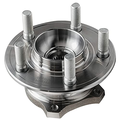 Image of Detroit Axle - Rear 2pc Wheel Bearing Hubs for 2006-2009 Dodge Charger 2005-2009 Magnum Chrysler 300, 2 Wheel Bearing and Hubs Assembly 2007 2008 Replacement