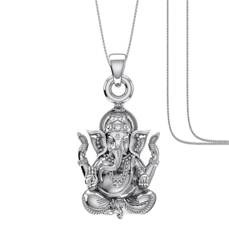 Pendentif en argent sterling anti-ternissement pour retrouver sérénité