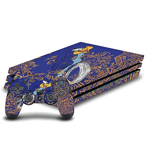 Autocollant PS4 Pro Looney Tunes Road Runner pour personnaliser votre espace de jeu vidéo