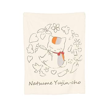 Amazon｜夏目友人帳 ニャンコ先生(1) ブランケット 毛布