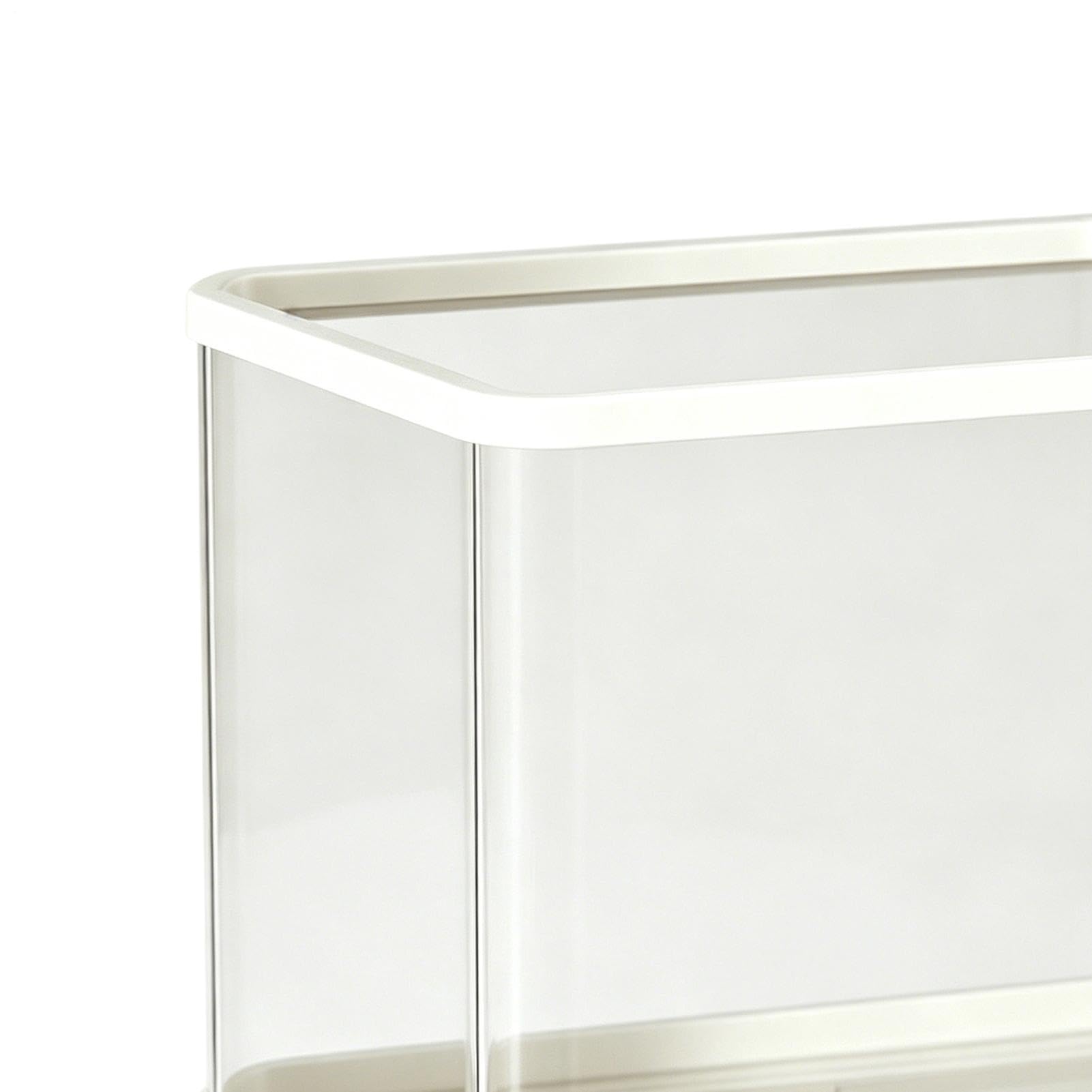 Akrylowe terrarium – przezroczyste terrarium na jaszczurki, akrylowe terrarium dla gadów, wytrzymały element siedliskowy, przedmiot dla małych zwierząt domowych z przesuwnym zatrzaskiem magnetycznym