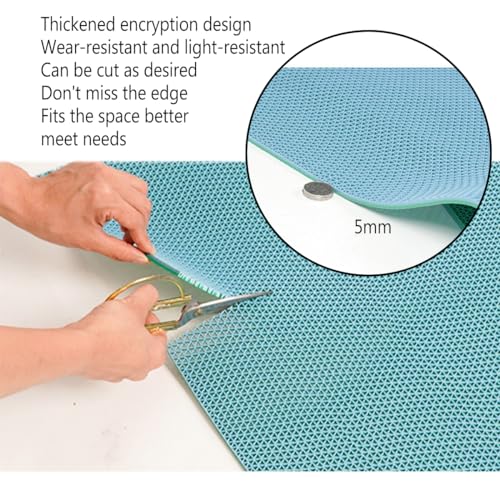 Tapis en caoutchouc robuste à structure alvéolaire de 3m - 4