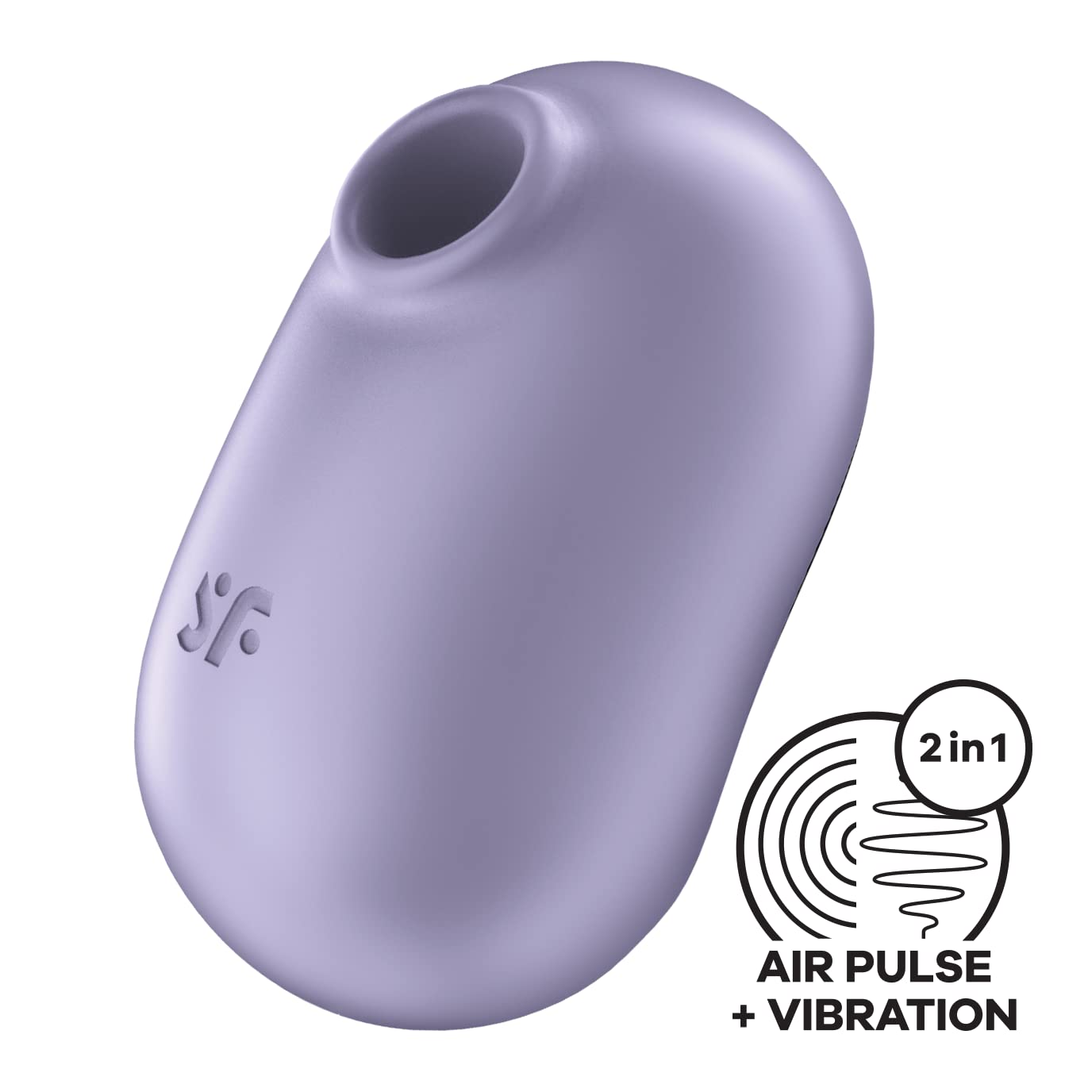 Satisfyer Pro To Go 2 Vibratore | Doppio Motore | Compatto e ricaricabile | Impermeabile (IPX7) | Vibratori a Onde di Pressione in Rosso | Sex Toys per Donne