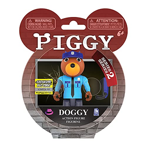 PIGGY - Officer Doggy Series 2 3.5' Action Figure (Includes DLC Items)