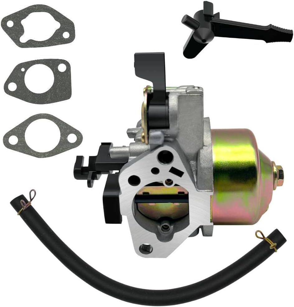 Strongthium GX340 GX390 Tune Up Parts Carb Kit for Honda Predator 11 13 hp 420cc w/Carburetor + Pull Start + Coil + Air Filter + Spark Plug + Throttle Springs + Gaskets