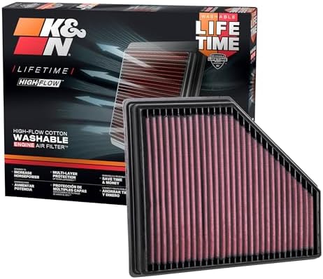 K&N Tauschluftfilter passgenau | kompatibel mit BMW 3er (G20) / Z4 Roadster (G29) 2018- / Toyota Supra 2019- (33-3136)