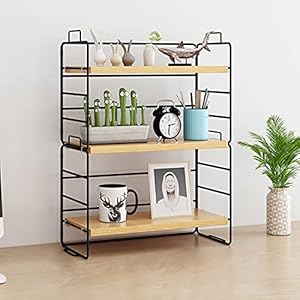 Desktop Storage Organizer, Display Boekenplank Organizer Counter Top Boekenkast Bureau Opslag Vrijstaande…