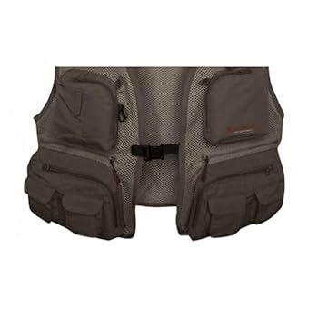 REDINGTON フィッシングベスト Amazon | Redington First Run フィッシングベスト Grit グレー