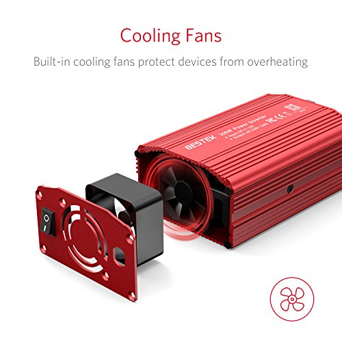 BESTEK 300W Inverter da Auto DC 12V a 230V AC