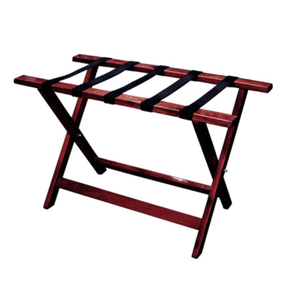 Buy Luggage Rack Heavy Solid Wood Folding Multifunctional Floorstanding Luggage Rack With Shelf