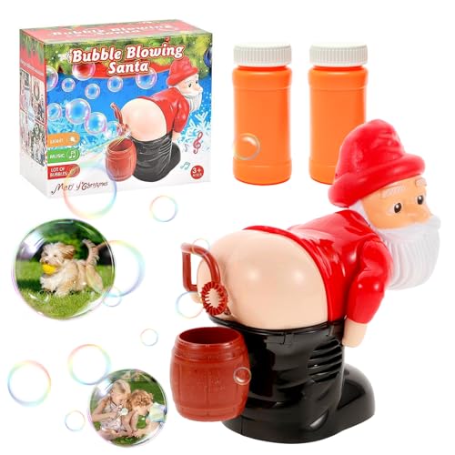 Santa Bubble Blowing Machine，Lustige...