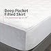 Five Star Mattress Pad with Fitted Skirt - Hypoallergenic Mattress Cover Made in the USA, Queen