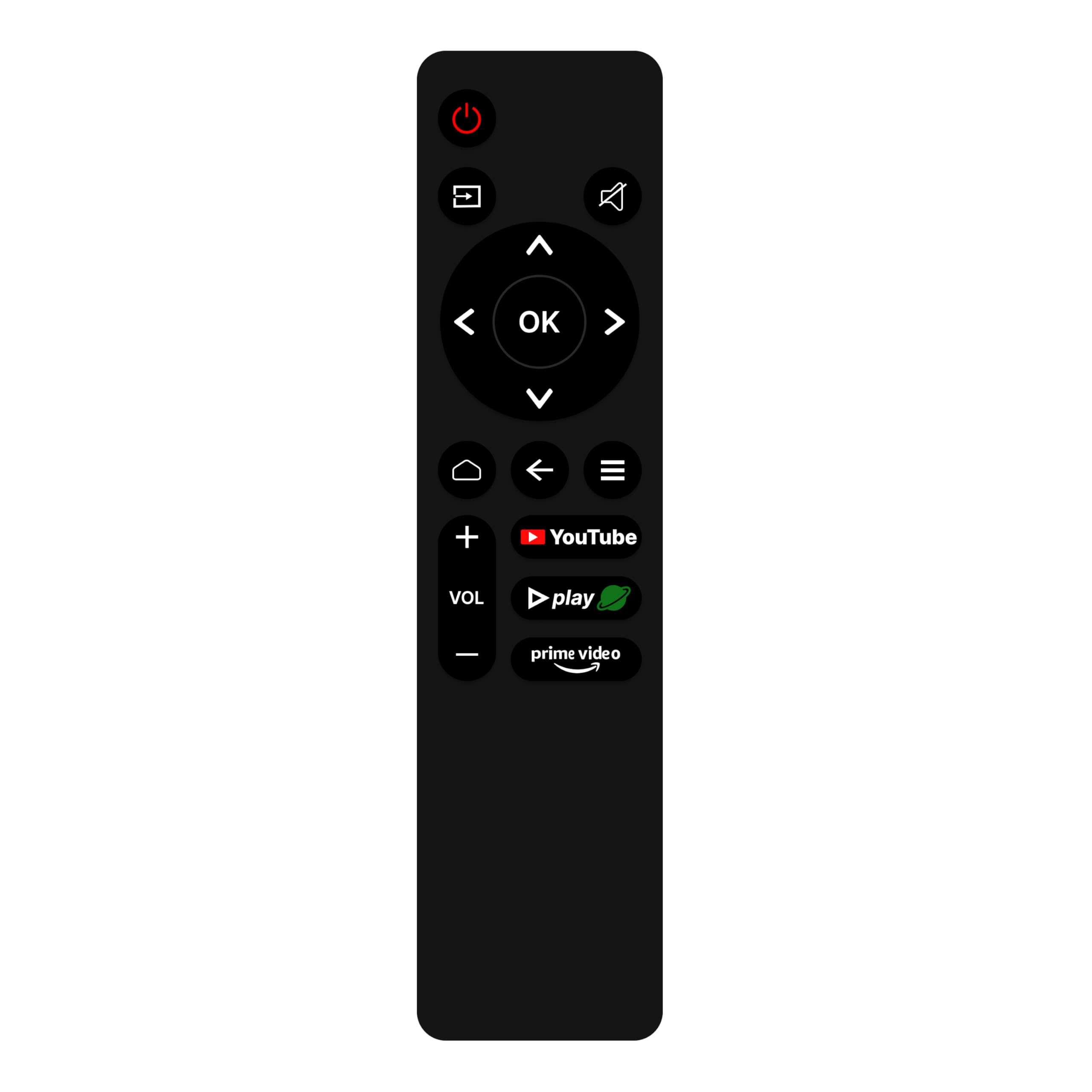 ZIEVA Compatible for Aiwa Smart Tv Remote – Without Voice - Hot Keys Prime Video, YouTube & Play for LCD LED OLED QLED UHD 4K Android TVs (B0CWP27SMM) Amazon Price History, Amazon Price Tracker