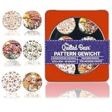 The Quilted Bear Pesas con patrón: múltiples diseños de pesas artesanales...