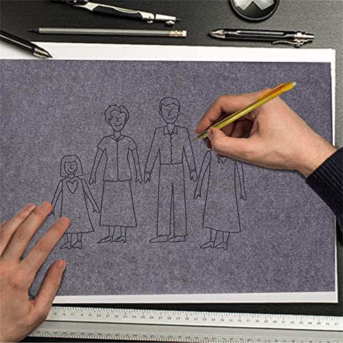 2022 Back To School Paper Paper Sprayed Carbon Carbon Coated A4 Carbon Paper Transfer Office & Stationery Personalized Stationery Note Cards For Kids (Black, One Size) #TOP5