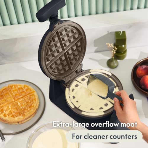 bella GOLDEN 7-Inch Rotating Belgian Waffle Maker, Non-Toxic coating, Slate by BELLA - Used condition - Image 5