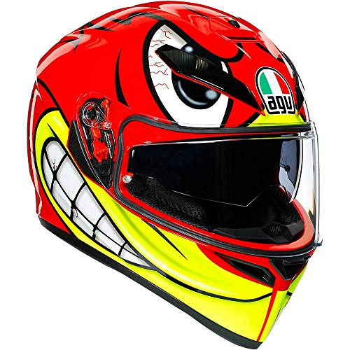 AGV K3SV Casco Integral, Adultos Unisex, Rojo, Medium