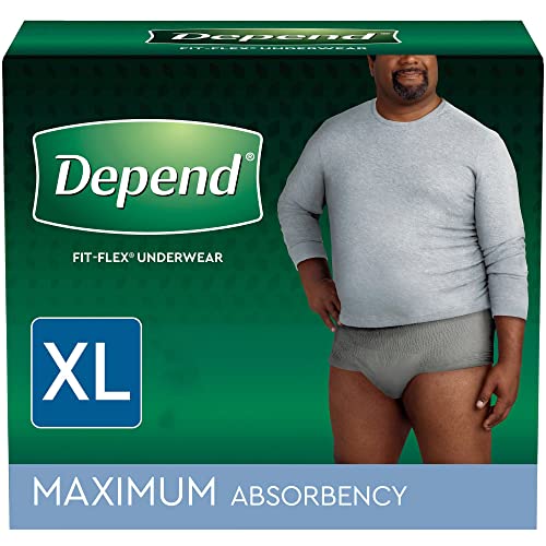 Image of Depend Fresh Protection Disposable Underwear Male Waistband Style X-Large, 53746, 52 Ct