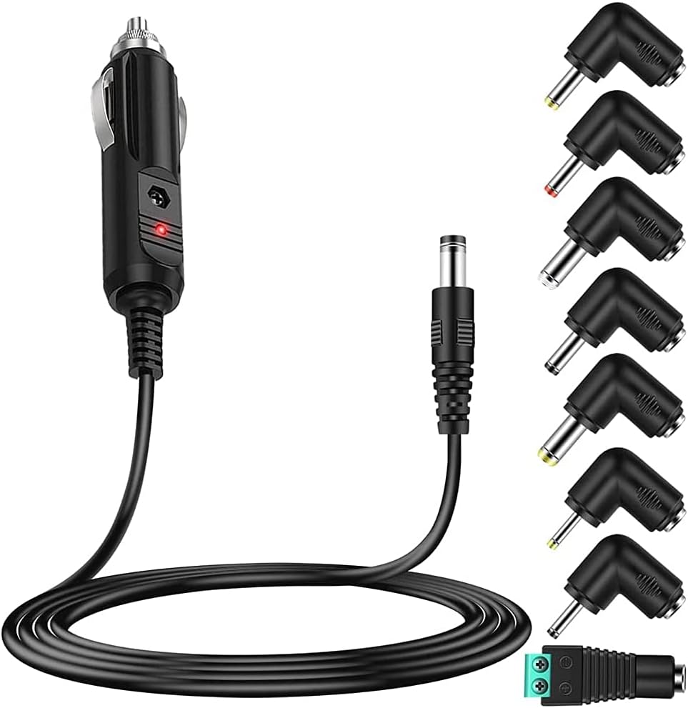 3-in-1 DC Stromkabel Mit Typ-C & Auto-Adapter - 3m Wasserdichtes Verlängerungskabel 18 AWG