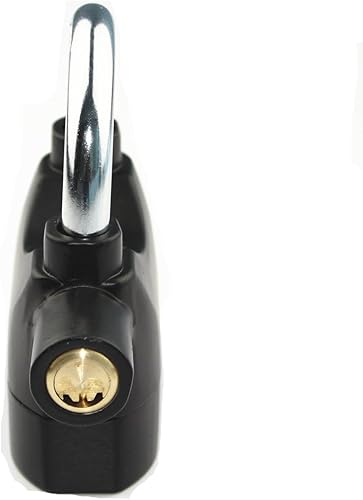 Miniatura 2 de Bloqueo de alarma 110dba Sistema de bloqueo de alarma de seguridad universal antirrobo para motor de puerta Candado de bicicleta con 3 llaves (negro)