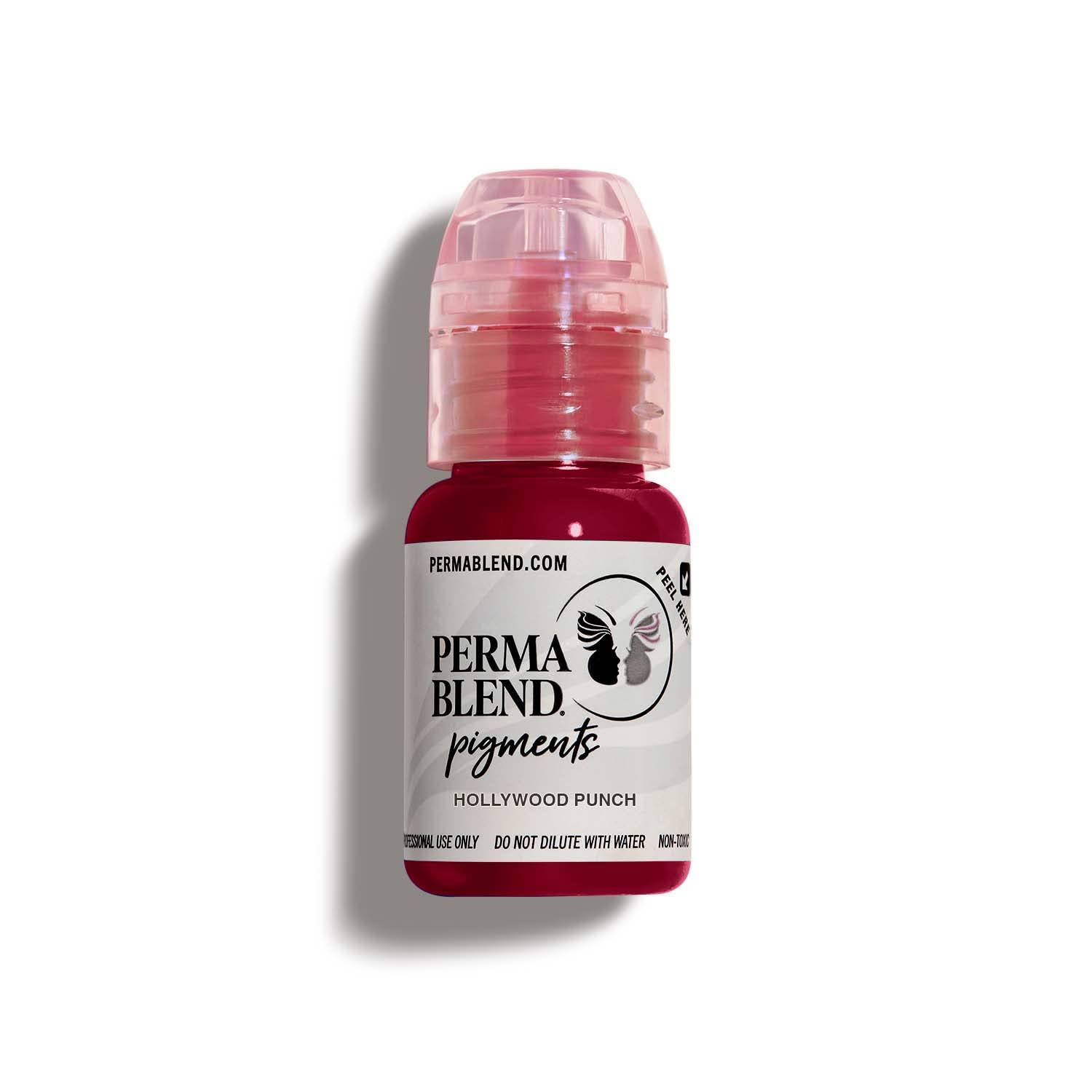 Perma Blend Permanent Makeup for Lips, Used for All Permanent Makeup Procedures, Professional Cosmetic Pigment, Hollywood Punch, 0.5 oz