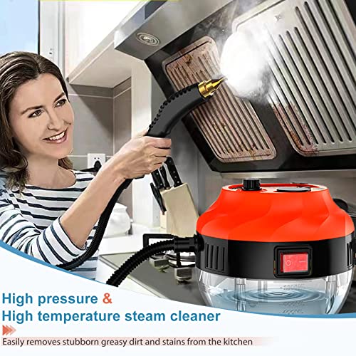 Steam Cleaner - Handheld Steam Cleaners For Home Use, High Pressure Steamer For Cleaning, 2500W Portable Steam Cleaner For Car, Steamer For Car Detailing, Kitchen, Bathroom, Grout And Tile #TOP2