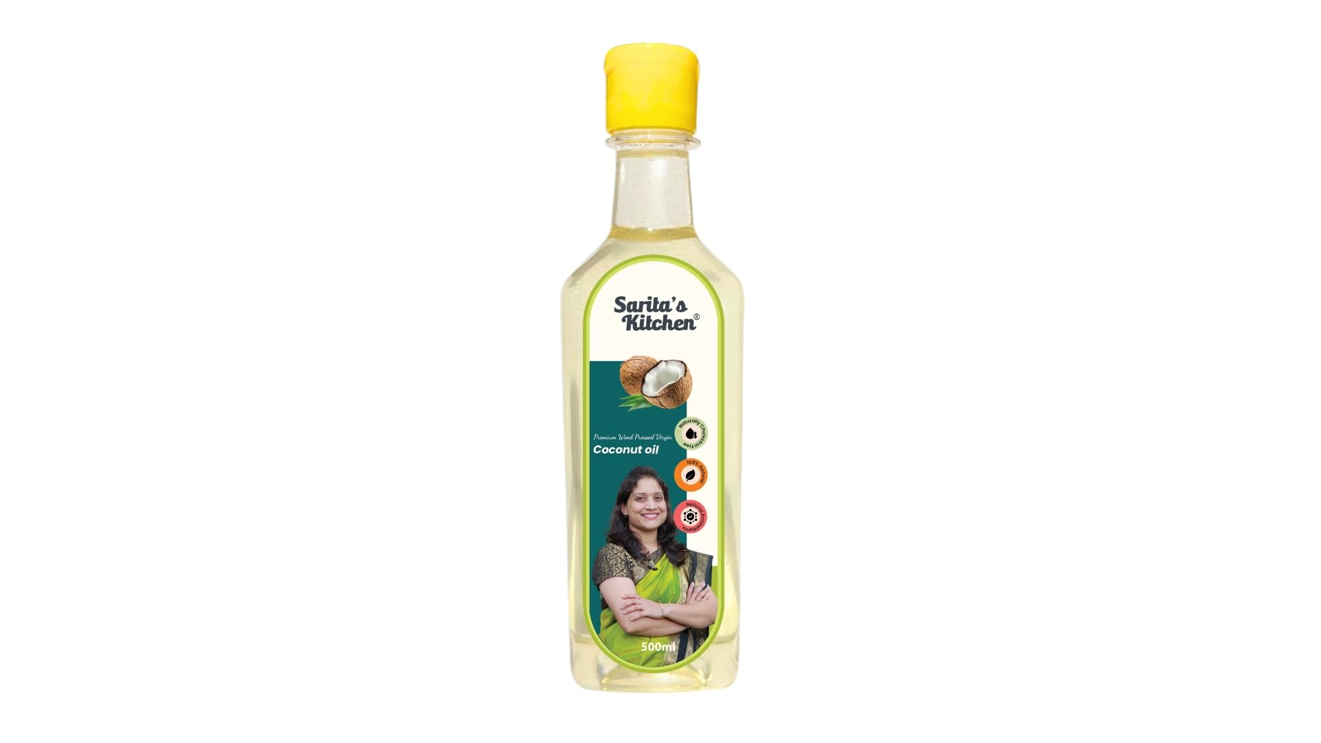 Saritas Kitchen Cold Pressed Coconut Oil (500 ML) (B0BLH2TVG4) Amazon Price History, Amazon Price Tracker