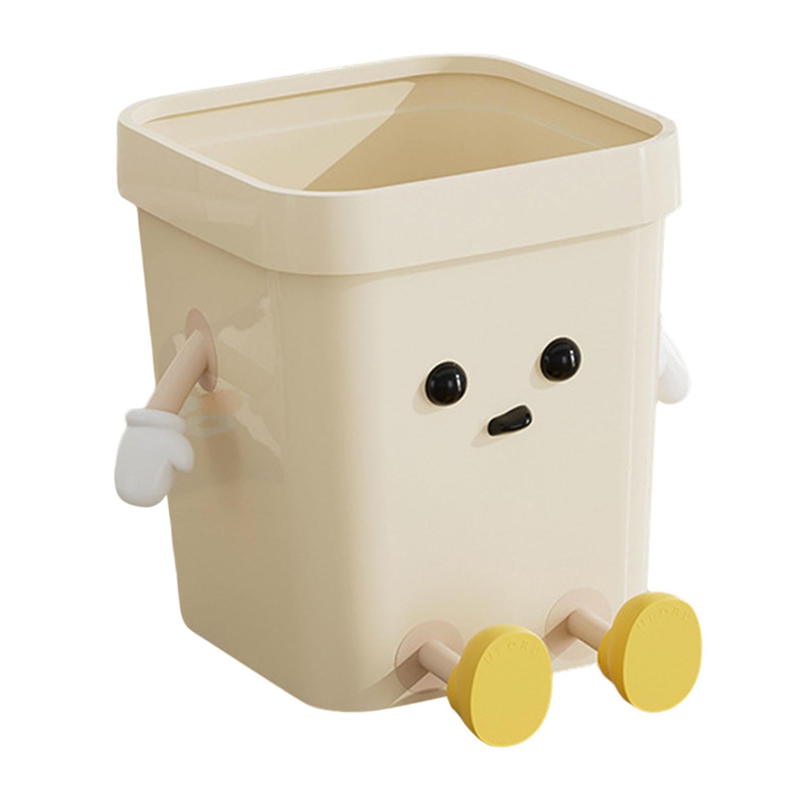 CALANDIS® Creative Trash Can Cartoon Rubbish Container for Living Room Bathroom Office Medium Sitting | Trash Cans & Wastebaskets | Household Supplies & Cleaning 3