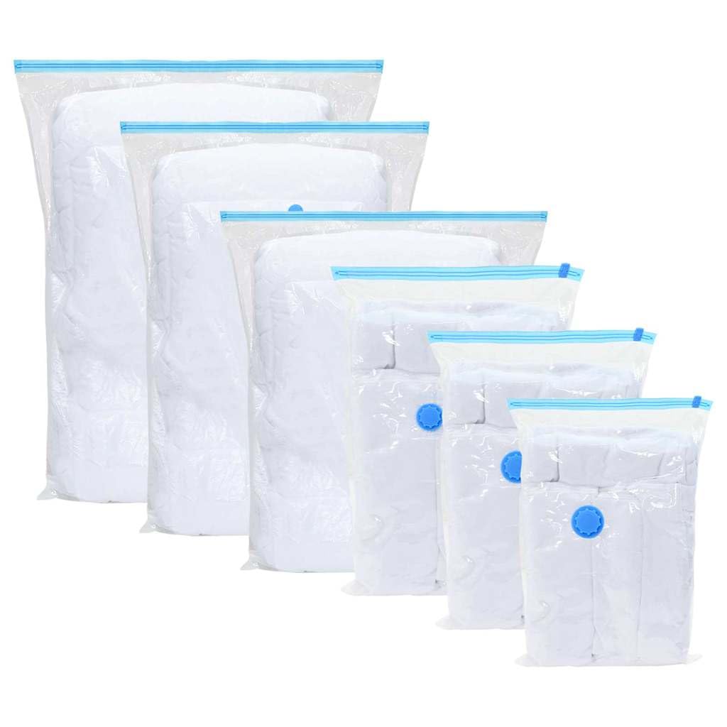 Vakuumbeutel Set 20 Stück 100 x 80 cm zur platzsparenden Aufbewahrung von Kleidung Bettwäsche und Heimtextilien Vakuum-Aufbewahrungstaschen