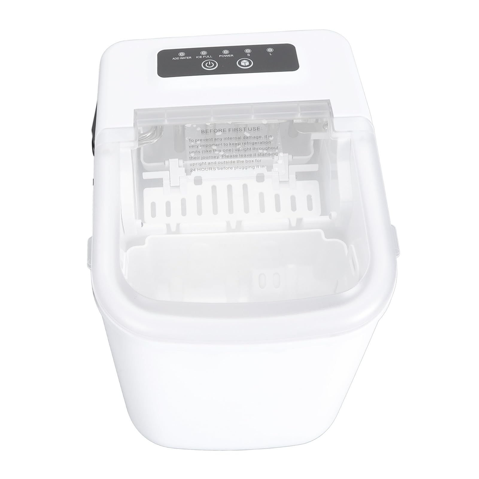 Máquina de Fabricante de Hielo de Encimera Compacta, Portátil y Eficiente para Uso Doméstico y Comercial, 9 Piezas en 7-8 Minutos, Almacenamiento de Hielo de Larga Duración, (EU