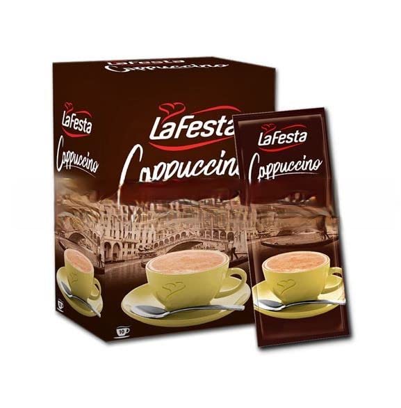 CAJA (10 X 12.5 G) CAPUCHINO VAINILLA LA FESTA