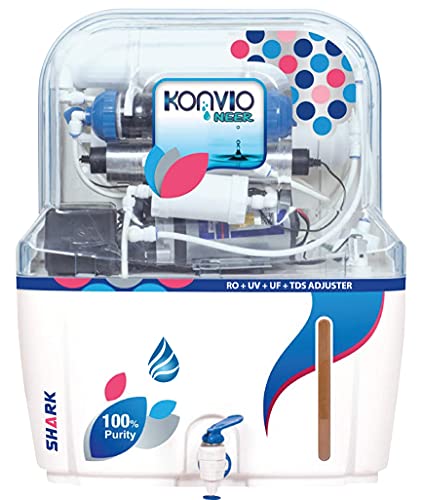 Image of Konvio Neer Mineral RO + UV + UF + TDS Adjuster Water Filter and Purifier with High TDS Membrane (Blue)