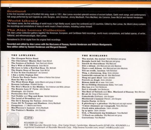 World Library of Folk Music: Scotland