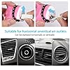 French Bulldog Sunglasses Aromatherapy Essential Oil Diffuser, Pink Gypsum Air Freshener Vent Clip Locket Car Oil Diffuser Air Vent Decorations for Car, Living Room, Office #4