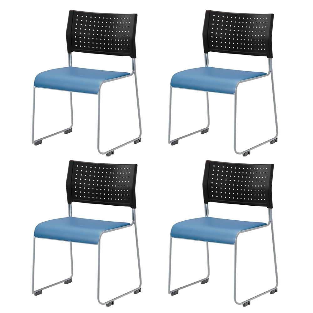 Amazon.co.jp: 【4脚セット】【背/樹脂 座/レザー】アイリスチトセ  