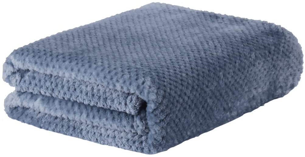 Couvertures solides décoratives légères en peluche de qualité supérieure