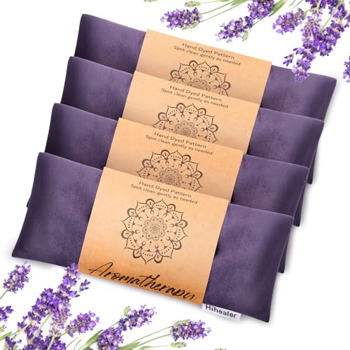Hihealer 2er / 4er-Pack Augenmaske Gewichts-Augenmaske mit Lavendel-Aromatherapie für Schlaf, Yoga, Meditation und Selbstpflege, entspannende...