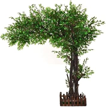 Large Artificial Banyan Tree, Decorative Fake Tree for Interior Exterior Use, Ideal for Hotels, Shopping Malls, Living Room Landscaping
