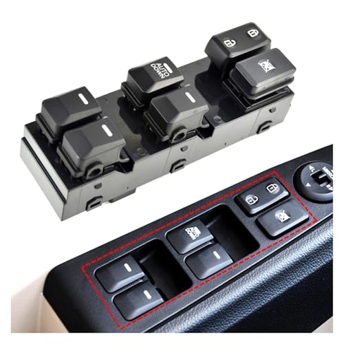 Botón de control de elevalunas con AUTODOWN para un suave control de vidrio en KIA Sportage 4