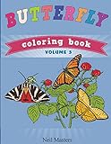  Butterfly Coloring Book (Avon Coloring Books): Volume 3