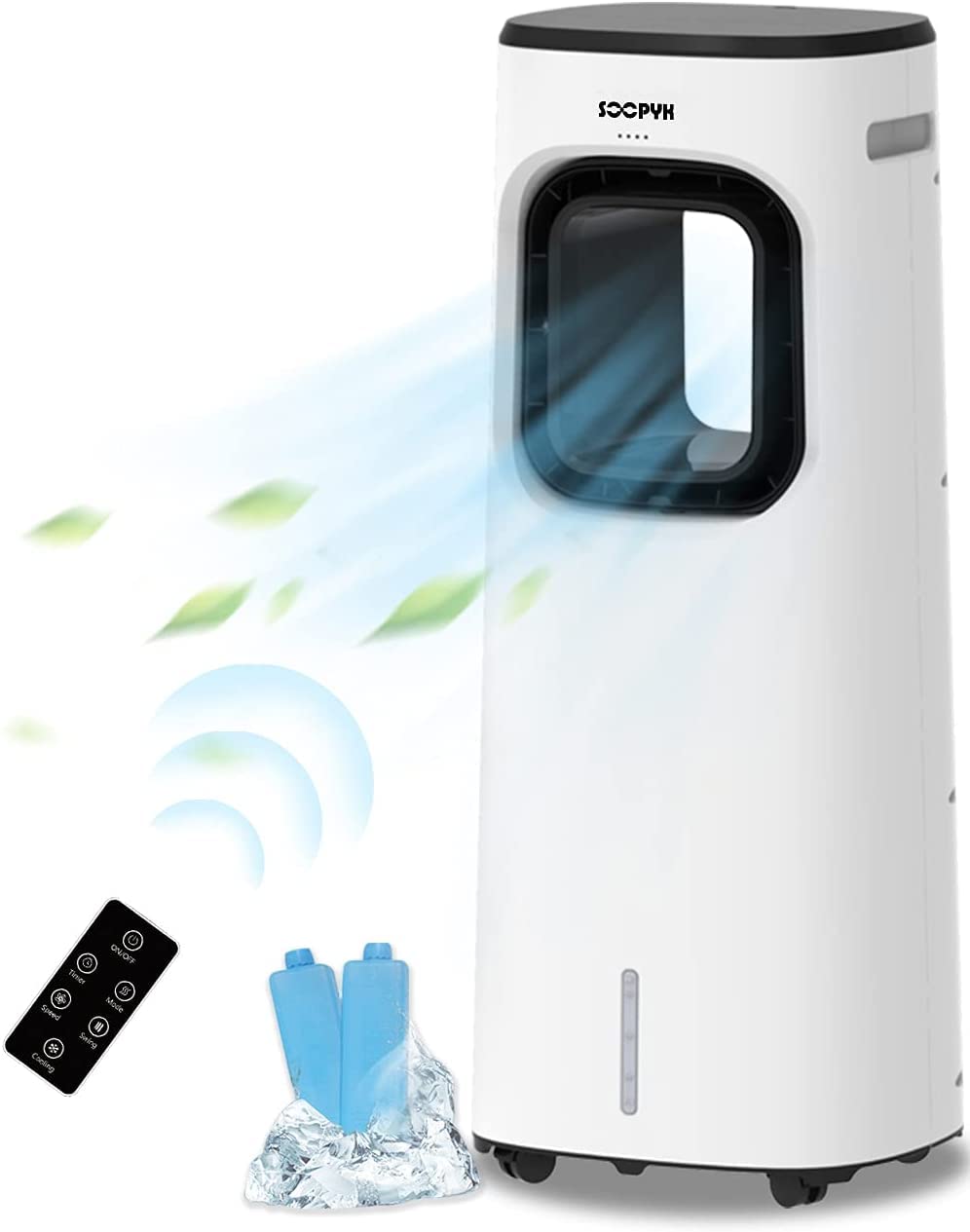 Photo 1 of ***USED***  Soopyk 3-IN-1 Portable Cooling Fan Evaporative Air Cooler with Powerful 3 Speed, 8 Hour Timer, Built-in Humidifier,Quiet Hydro-Chill Technology for Room