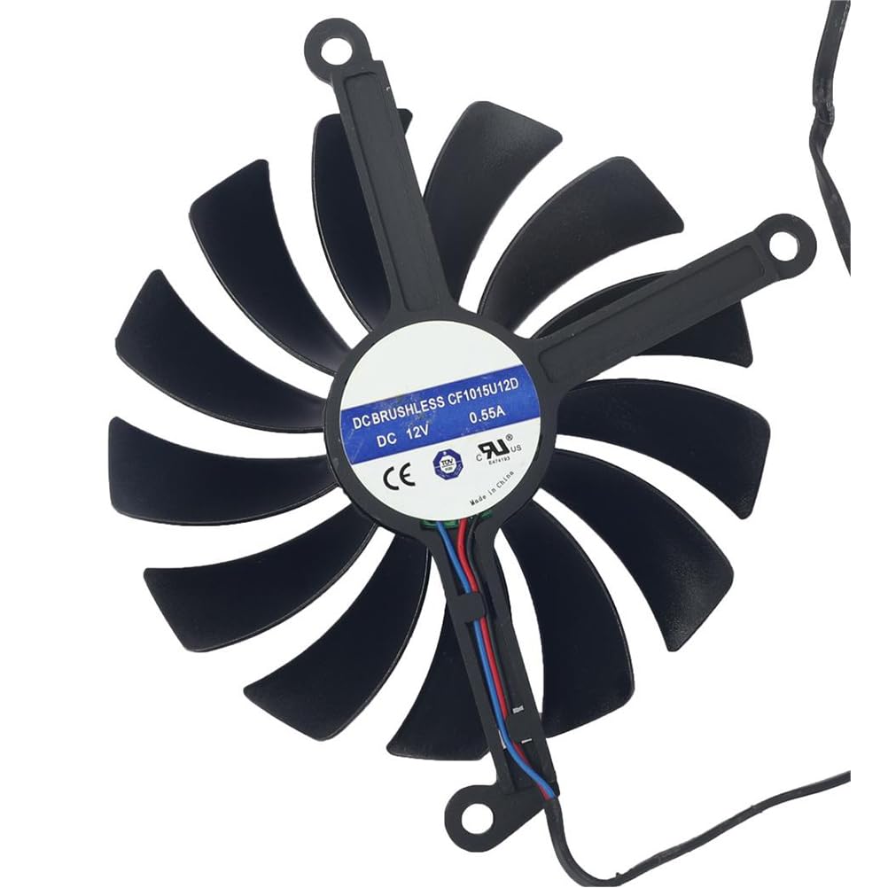 Amazon.com: CF1015U12D 95mm 12V 0.55A 4 Pin Graphics Card Cooling
