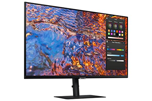 Image of SAMSUNG 32-Inch ViewFinity S80PB Series UHD Monitor, DCI-P3 98%, VESA DisplayHDR 600, IPS Panel, Matte Display, USB-C, PIP /PBP, Intelligent Eye Care, LS32B806PXNXGO, 2023