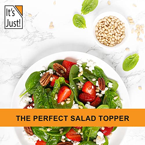 It's Just - Raw Pine Nuts (Pignolias), No Ppo, Ideal For Pesto, Salads, Roasting (10Oz) #TOP3