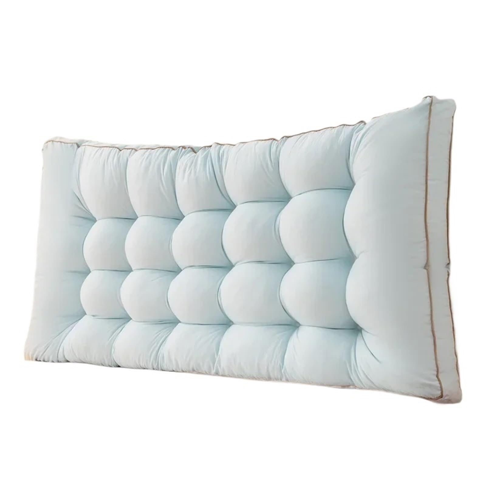 GMGQJST Headboard Pillow Large Headboard Pillow Lounge Sofa Cushion Bed Rest Reading Pillow Lounger TV Reading Lumbar Cushion Floor Cushion Home Decor(Blue,90x60x10cm)