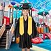 yolsun Kindergarten Graduation Cap and Gown 2026, Preschool Graduation Gown Cap Set with 2026 Tassel (Black, 27)