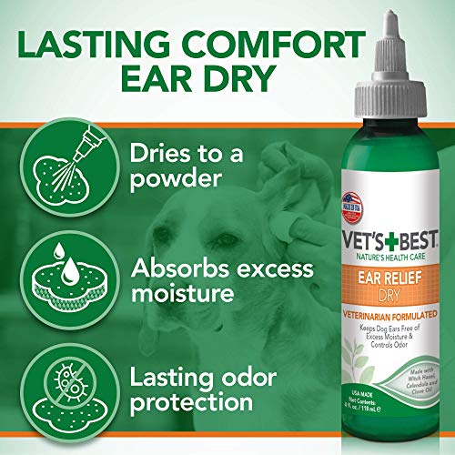 Vet's Best Dry Ear Relief For Dogs, 4 Oz #TOP2
