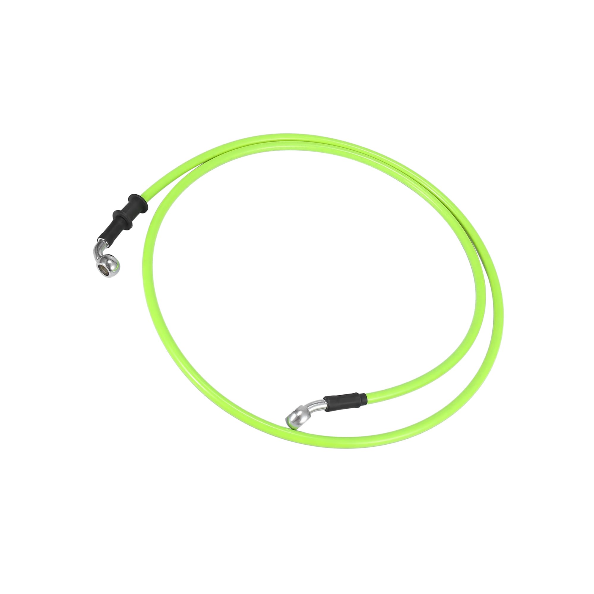 Tubo de aceite de embrague Motoforti verde de 150 cm en acero inoxidable resistente