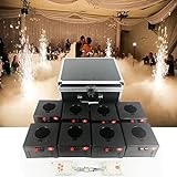 森朋 8 StüCk Kalter Pyrotechnischer EmpfäNger, Funkfernsteuerungssystem, Mit SchutzhüLle/Fernbedienungen, FüR Hochzeit/Party/BüHne Schaffen Eine Feurige AtmosphäRe